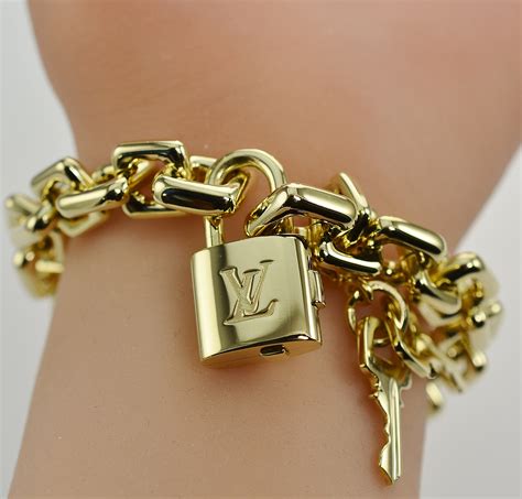 louis vuitton gold bracelets.